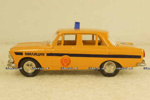 Москвич-408, милиция, август 91г.,  Тантал/Радон 1:43