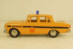 Москвич-408, милиция, август 91г.,  Тантал/Радон 1:43