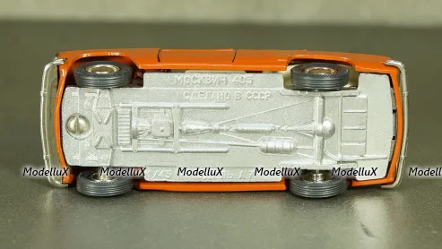 Москвич-408, милиция, август 91г.,  Тантал/Радон 1:43