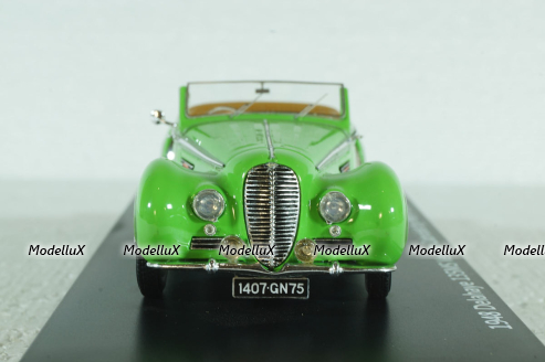 Delahaye 135MS Vedette Cabriolet Henri Chapron Resin Model 1948, green, EMEU43017A, ESVAL Model 1:43