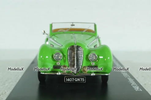 Delahaye 135MS Vedette Cabriolet Henri Chapron Resin Model 1948, green, EMEU43017A, ESVAL Model 1:43
