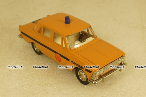 Москвич-408, милиция, август 91г.,  Тантал/Радон 1:43