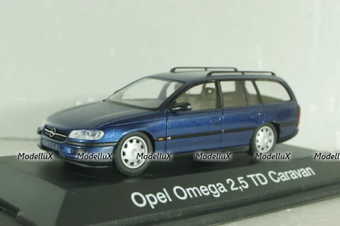 Opel Omega (B) Caravan 1996, blue, 04035, Schuco 1:43