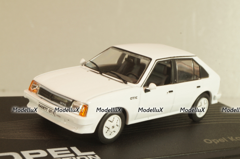 Opel Kadett D GT/E 1983, white, OPC084, Altaya Opel Collection #84 1:43 Уценка!