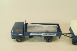 Henschel HS 16 with trailer 3-axel, Dachser Spedition, blue, 8251, Brekina 1:87