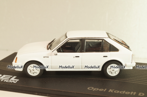 Opel Kadett D GT/E 1983, white, OPC084, Altaya Opel Collection #84 1:43 Уценка!