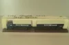Henschel HS 16 with trailer 3-axel, Dachser Spedition, blue, 8251, Brekina 1:87