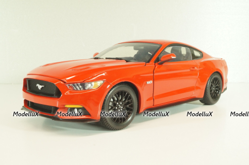 Ford Mustang GT 500 2015, red, AW221/06, AutoWorld 1:18
