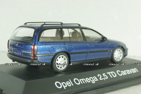 Opel Omega (B) Caravan 1996, blue, 04035, Schuco 1:43
