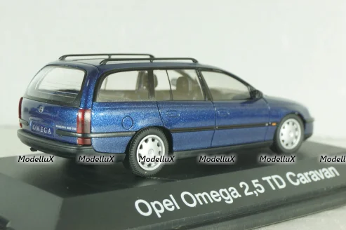 Opel Omega (B) Caravan 1996, blue, 04035, Schuco 1:43