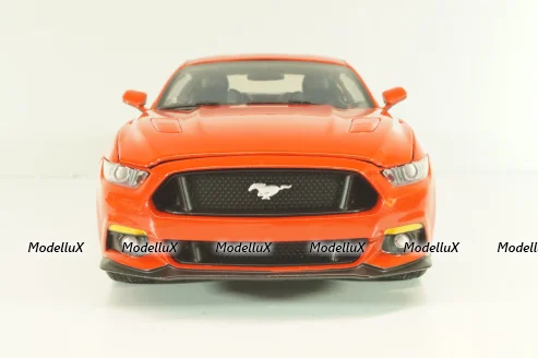 Ford Mustang GT 500 2015, red, AW221/06, AutoWorld 1:18