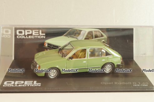 Opel Kadett D 1,6S 1979, green, OPC060, Altaya Opel Collection #60 1:43 Уценка!
