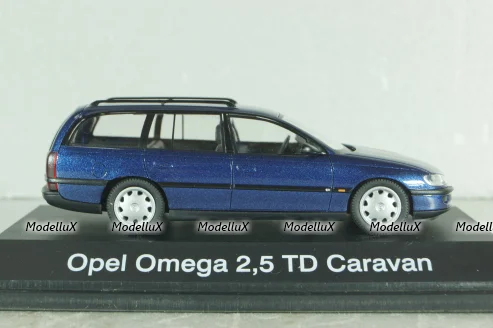 Opel Omega (B) Caravan 1996, blue, 04035, Schuco 1:43