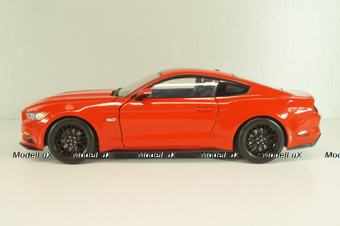 Ford Mustang GT 500 2015, red, AW221/06, AutoWorld 1:18