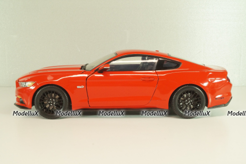 Ford Mustang GT 500 2015, red, AW221/06, AutoWorld 1:18