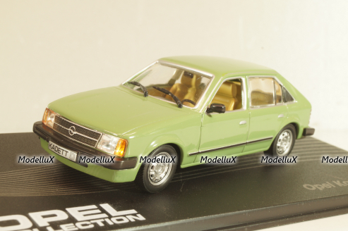 Opel Kadett D 1,6S 1979, green, OPC060, Altaya Opel Collection #60 1:43 Уценка!