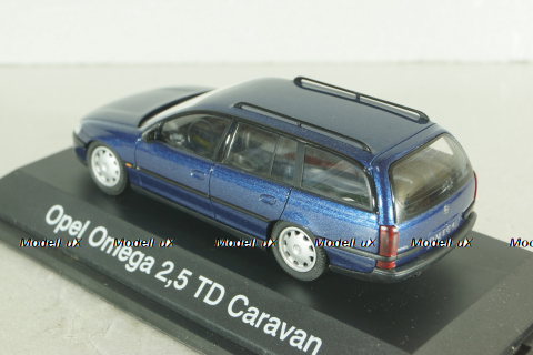 Opel Omega (B) Caravan 1996, blue, 04035, Schuco 1:43