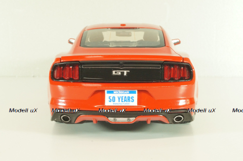 Ford Mustang GT 500 2015, red, AW221/06, AutoWorld 1:18