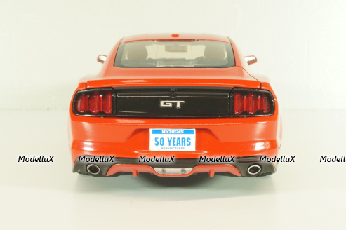 Ford Mustang GT 500 2015, red, AW221/06, AutoWorld 1:18