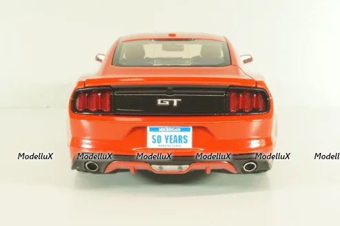 Ford Mustang GT 500 2015, red, AW221/06, AutoWorld 1:18
