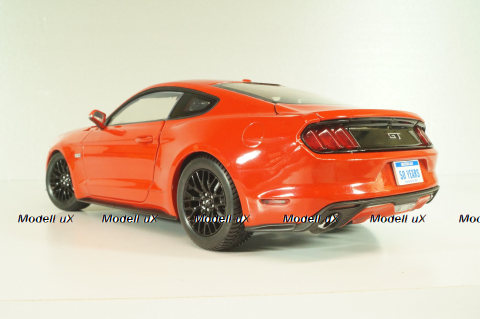Ford Mustang GT 500 2015, red, AW221/06, AutoWorld 1:18