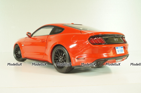 Ford Mustang GT 500 2015, red, AW221/06, AutoWorld 1:18