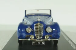 Delahaye 135 cabriolet by Chapron 1947, blue, EMEU43017C,  ESVAL Model 1:43