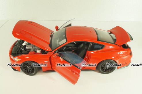 Ford Mustang GT 500 2015, red, AW221/06, AutoWorld 1:18