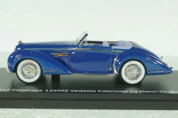 Delahaye 135 cabriolet by Chapron 1947, blue, EMEU43017C,  ESVAL Model 1:43