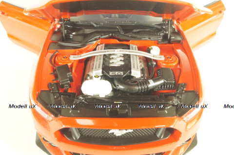 Ford Mustang GT 500 2015, red, AW221/06, AutoWorld 1:18