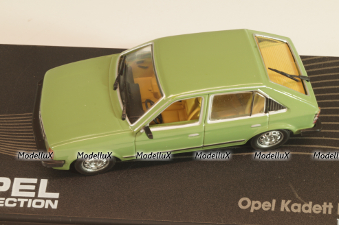 Opel Kadett D 1,6S 1979, green, OPC060, Altaya Opel Collection #60 1:43 Уценка!