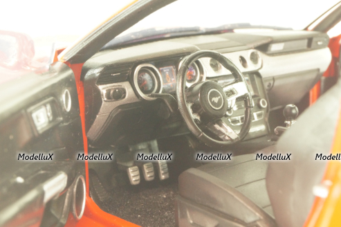 Ford Mustang GT 500 2015, red, AW221/06, AutoWorld 1:18