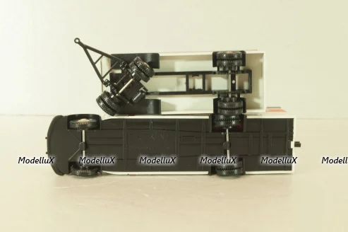 Mercedes Benz L6600 with trailer OTTO, grey, 5510, Brekina 1:87 Уценка!