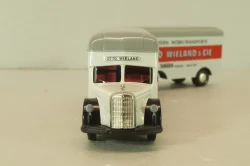 Mercedes Benz L6600 with trailer OTTO, grey, 5510, Brekina 1:87 Уценка!