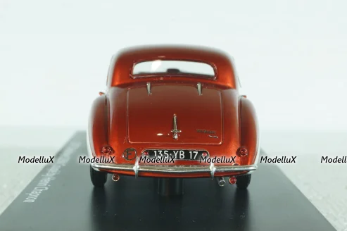 Delahaye 135M 3 Window Coupe by Henri Chapron 1947, Red, EMEU43017B,  ESVAL Model 1:43