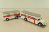 Mercedes Benz L6600 with trailer OTTO, grey, 5510, Brekina 1:87 Уценка!
