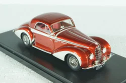 Delahaye 135M 3 Window Coupe by Henri Chapron 1947, Red, EMEU43017B,  ESVAL Model 1:43