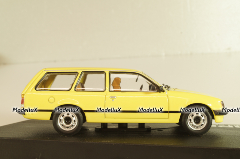 Opel Record (E) Caravan 1977, yellow, OPC0077, Altaya Opel Collection #077 1:43