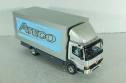 Mercedes Atego 815 box truck "Atego" 1998, silver, B66000149, Minichamps 1:43