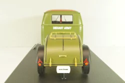 Volkswagen T1 Short, Kool Combi, Army Fighter wth trailer 2023, Green, S1810901, Solido 1:18