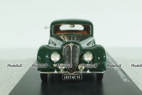 Delahaye 135 5 Window Coupe Henri Chapron 1947, GREEN, EMEU43017D,  ESVAL Model 1:43