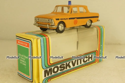 Москвич-408, милиция, август 91г.,  Тантал/Радон 1:43