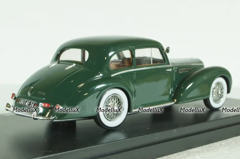 Delahaye 135 5 Window Coupe Henri Chapron 1947, GREEN, EMEU43017D,  ESVAL Model 1:43
