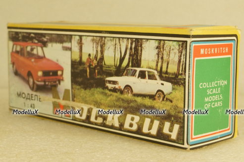 Москвич-408, милиция, август 91г.,  Тантал/Радон 1:43
