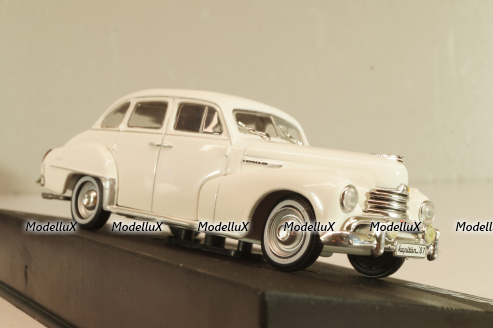 Opel Kapitän 1951, white, OPC106, Altaya Opel Collection #106 1:43