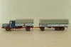 Bussing 8000 with trailer 3-axel, Lastwagen, blue, Brekina 1:87