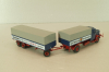 Bussing 8000 with trailer 3-axel, Lastwagen, blue, Brekina 1:87