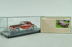 Delahaye 135M 3 Window Coupe by Henri Chapron 1947, Red, EMEU43017B,  ESVAL Model 1:43