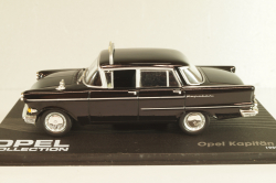Opel Kapitän PII Taxi 1959, black, OPC092, Altaya Opel Collection #092 1:43