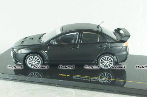 Mitsubishi Lancer Evo X "Nurbergring test" 2007, MOC115, IXO 1:43